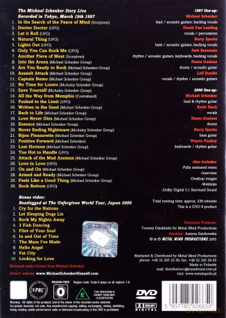 Michael Schenker: Live In Tokyo 1997 [DVD]