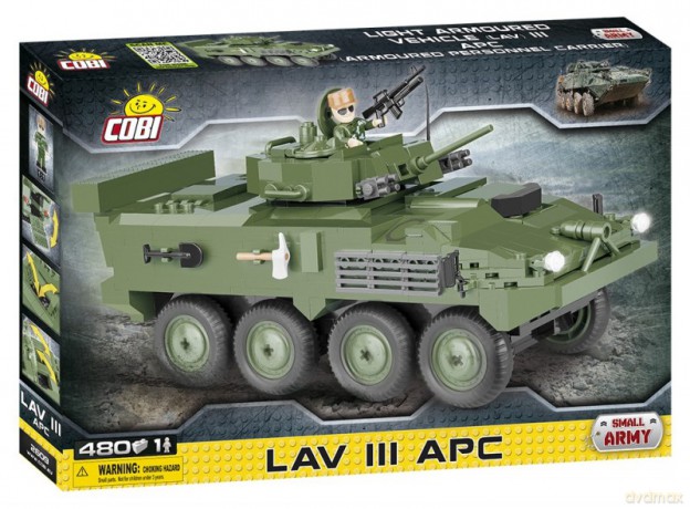 Small Army LAV III APC Kanadyjski bojowy wóz piechoty [KLOCKI]