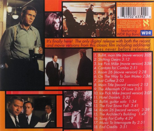 Bullitt soundtrack (Lalo Schifrin) [CD]