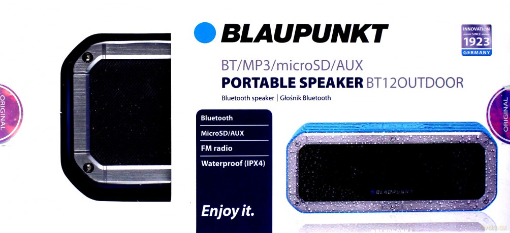 Blaupunkt Głośnik Bluetooth BT12OUTDOOR