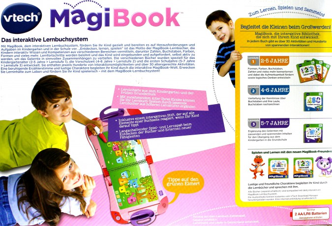 MagiBook pink VTech, 2-7 Jahre