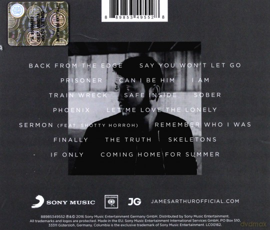 James Arthur: Back from the Edge (Deluxe) [CD]