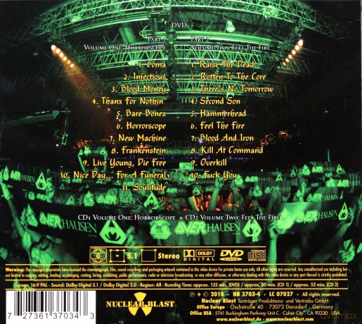 Overkill: Live In Overhausen (BOX) [DVD]+[2CD]