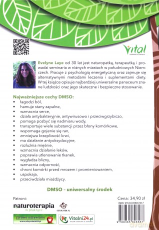 Dmso na powszechne dolegliwości. Łatwy program bezpiecznego i skutecznego zastosowania - Evelyne Laye [KSIĄŻKA]