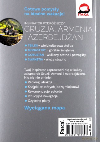 Gruzja Armenia Azerbejdżan. Inspirator podróżniczy - Klaudia Kościńska [KSIĄŻKA]