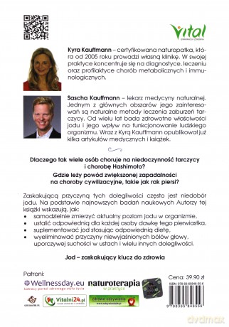 Jod. Nowo odkryte zastosowanie w terapiach chorób cywilizacyjnych - Kyra Hoffmann [KSIĄŻKA]