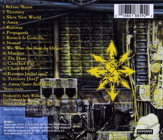 Sepultura: Chaos Ad + Bonus Tracks [CD]