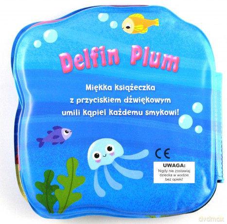 Delfin plum. Książeczka kąpielowa [KSIĄŻKA]