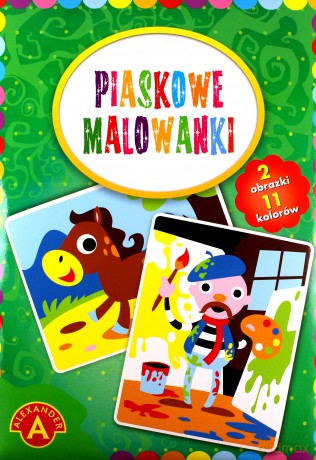 Malowanka piaskowa Malarz konik