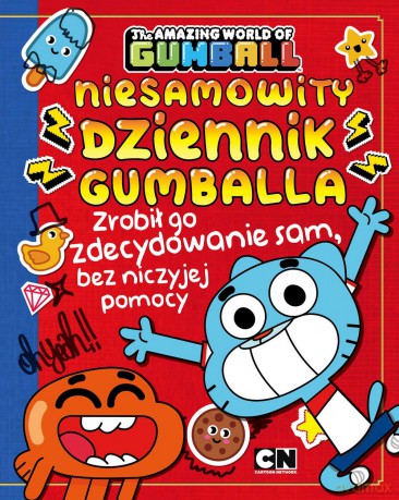 Niesamowity dziennik Gumballa. Zrobił go zdecydowanie sam bez niczyjej pomocy Gumball [KSIĄŻKA]