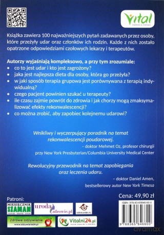 Uzdrowienie po udarze. Cofanie skutków i zapobieganie kolejnym udarom - Mike Dow [KSIĄŻKA]