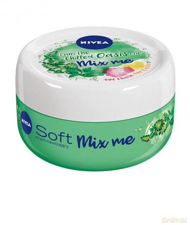 Nivea Soft Mix Me Krem nawilżający do twarzy i ciała I Am the Chilled One 100 ml
