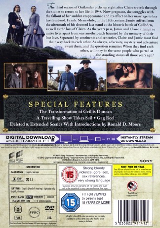 Outlander Sezon 3 [DVD]