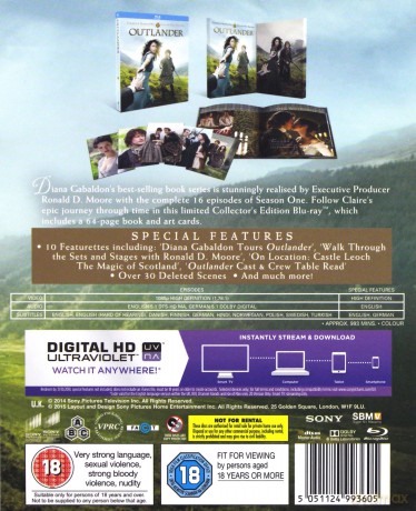 Outlander Sezon 1 (Collector's Edition) [Blu-ray]