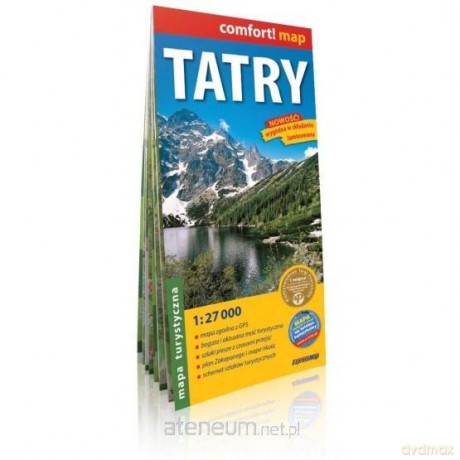 Comfort! map Tatry. Mapa turystyczna 1:27 000