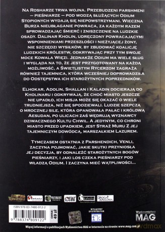 Dawca przysięgi 2. Seria Archiwum Burzowego - Brandon Sanderson [KSIĄŻKA]