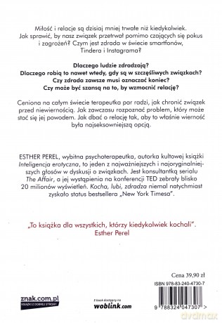Kocha, lubi, zdradza - Esther Perel [KSIĄŻKA]