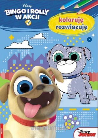 Koloruję rozwiązuję. Bongo i Rolly w akcji [KSIĄŻKA]