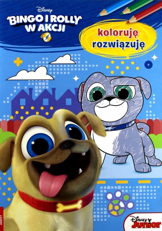 Koloruję rozwiązuję. Bongo i Rolly w akcji [KSIĄŻKA]