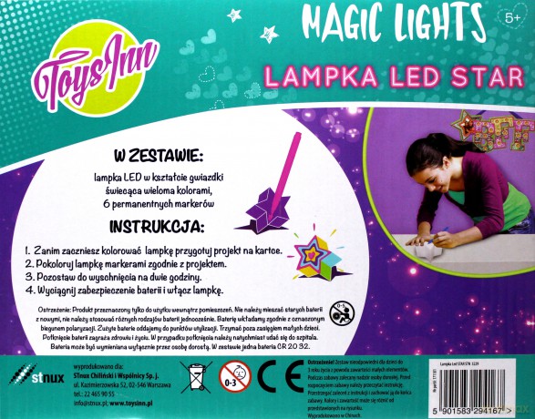 Lampka led Gwiazdka