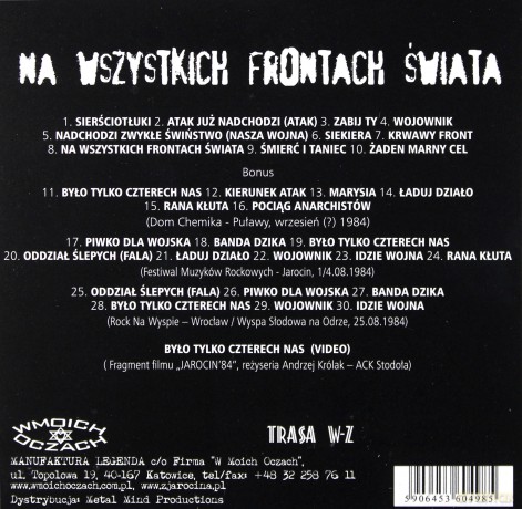 Siekiera: Na Wszystkich Frontach Świata (ecopack) [CD]