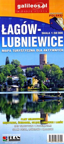 Mapa - Międzyrzecki Rejon/Pojezierze Łagowskie