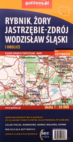 Mapa - Rybnik,Żory,Jastrzębie-Zdrój, Wodzisław Śląski