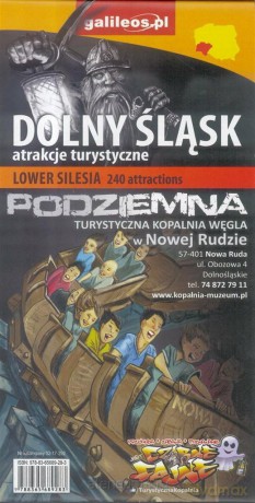 Mapa atrakcji turystycznych - Dolny Śląsk wersja angielska