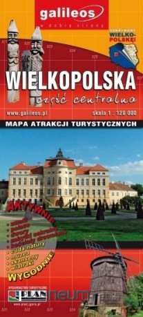 Mapa atrakcji turystycznych - Wielkopolska część centralna