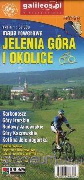 Mapa rowerowa - Jelenia Góra i okolice 1:50 000