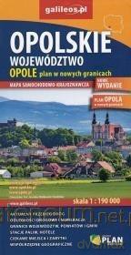 Mapa samochodowo-krajobrazowa - Województwo opolskie/Opole 1:190 000