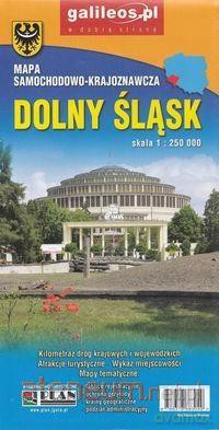 Mapa samochodowo-krajobrazowa - Dolny Śląsk 1:250 000