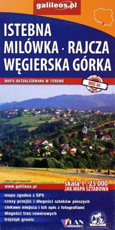 Mapa sztabowa -Istebnik, Milówka, Rajcza, Węgierska