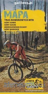 Mapa tras rowerowych - Strefa MTB Sudety 1:50 000