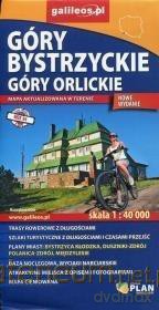 Mapa turystyczna - Góry Bystrzyckie/Orlickie