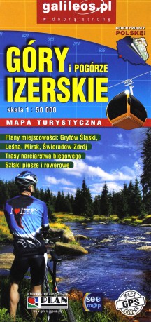 Mapa turystyczna - Góry i Pogórze Izerskie 1:50 000