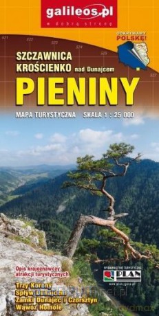 Mapa turystyczna - Pieniny 1:25 000