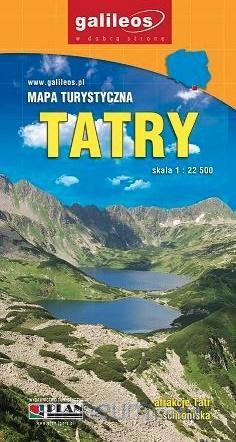 Mapa turystyczna - Tatry 1:22 500