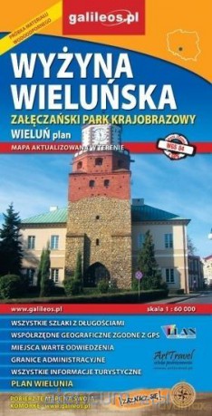 Mapa turystyczna - Wyżyna Wieluńska 1:60 000
