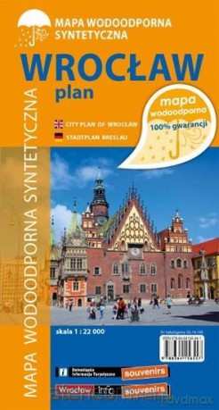 Mapa wodoodporna - Wrocław 1:22 000