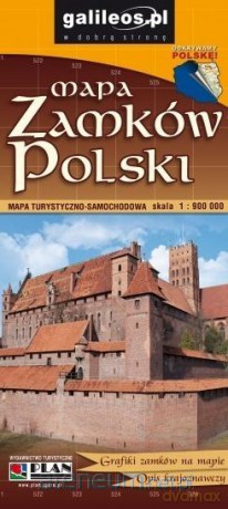 Mapa Zamków Polski 1:900 000