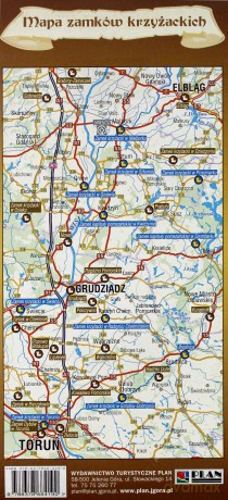 Mapa Zamków Polski 1:900 000