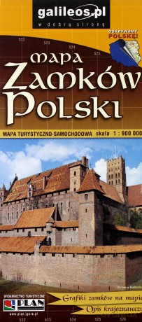 Mapa Zamków Polski 1:900 000