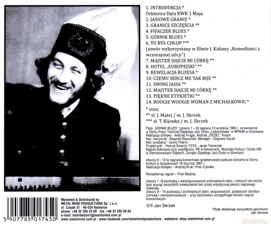 Jan Skrzek: Górnik Blues [CD]