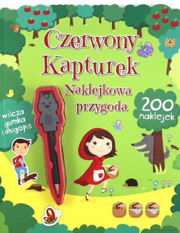 Naklejkowa przygoda. Czerwony Kapturek [KSIĄŻKA]