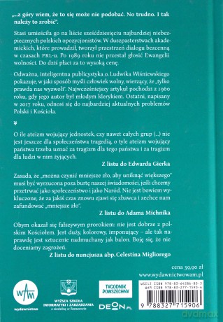Nigdy nie układaj się ze złem - Ludwik Wiśniewski [KSIĄŻKA]