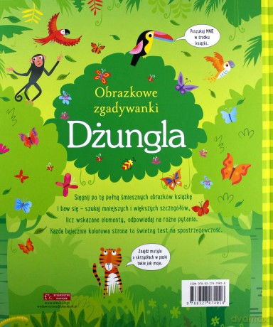 Obrazkowe zgadywanki. Dżungla [KSIĄŻKA]