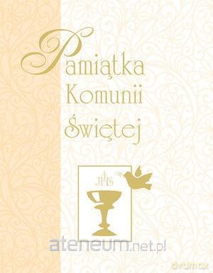 Pamiątka Komunii Świętej (żółta, mały format) [KSIĄŻKA]