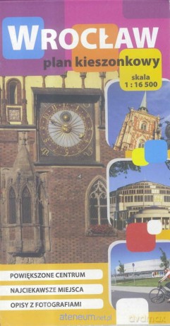 Plan kieszonkowy - Wrocław wersja polska 1:16 500