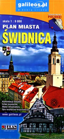 Plan miasta - Świdnica, powiat Świdnicki 1:9 000 [KSIĄŻKA]